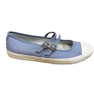 Converse Chuck Taylor All Star Dainty Mary Jane Shoes Lilac Pewter Woman Sz 8.5
